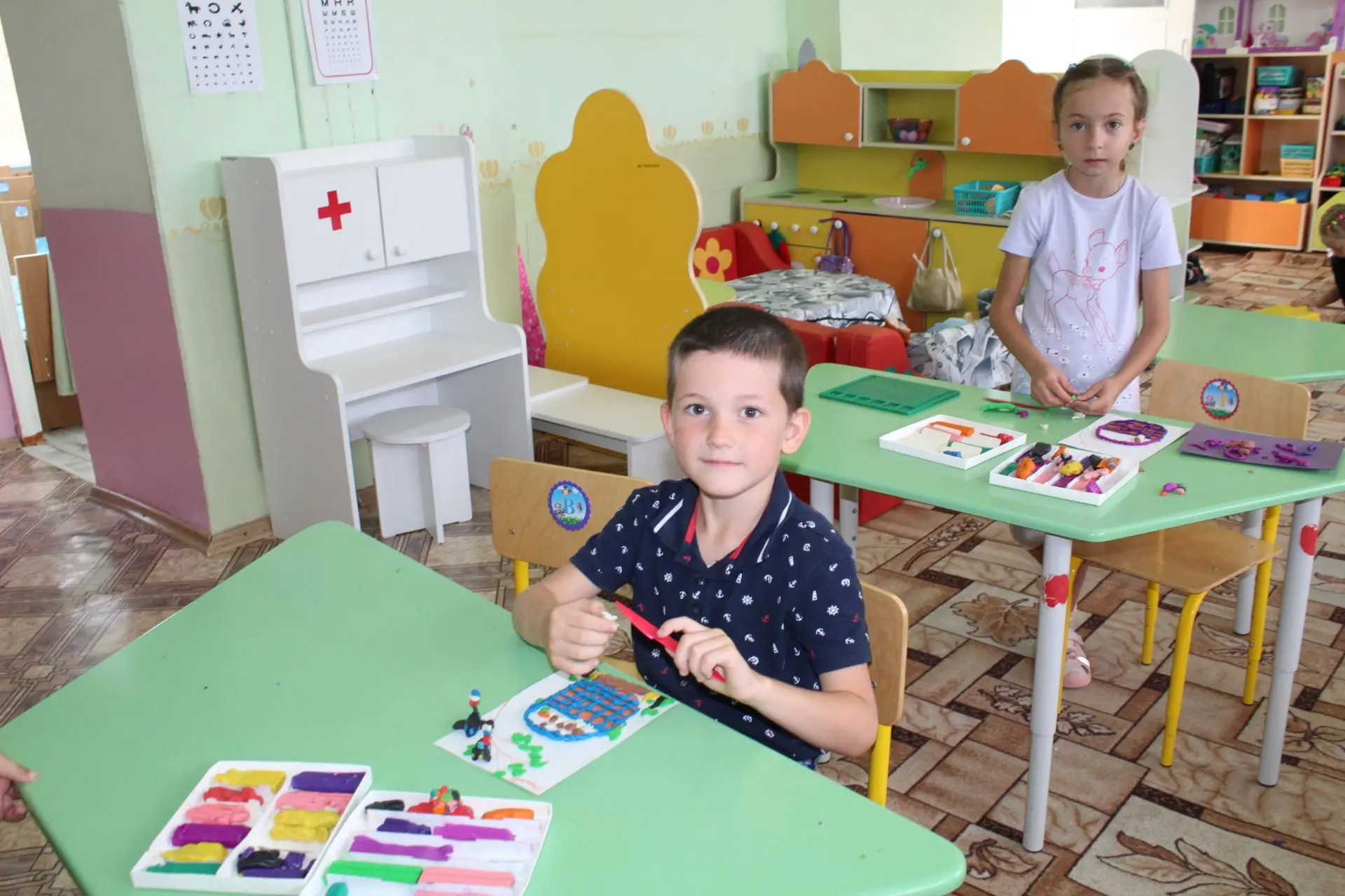 Сегодня в группе «Красная шапочка» под чутким руководством воспитателя Людмилы Владимир...