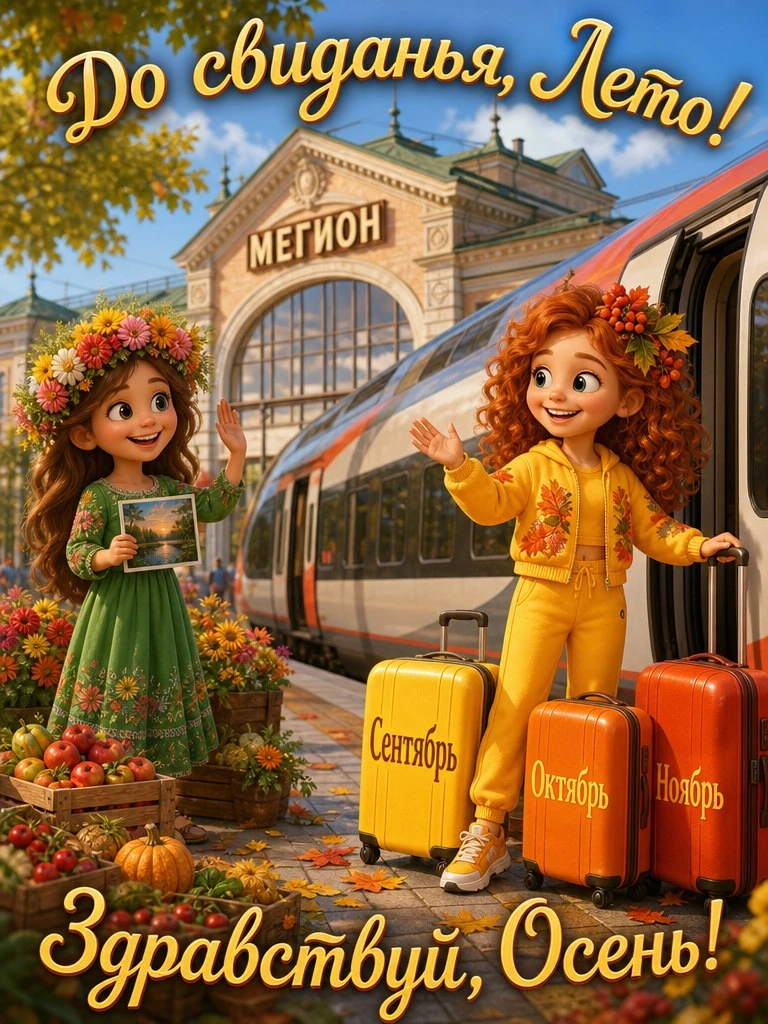 🌞 Прощай, лето! Здравствуй, осень!
