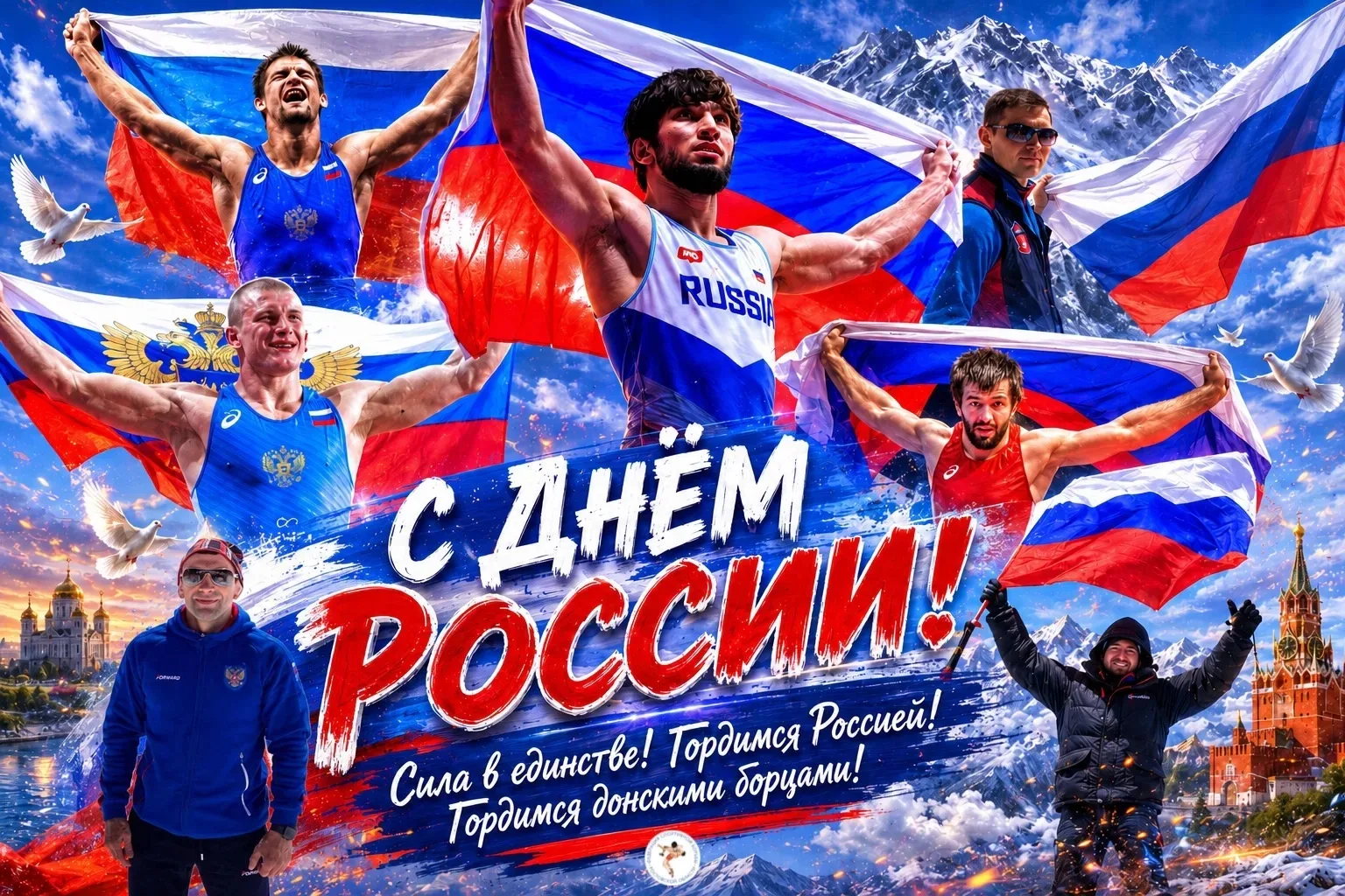 С Днём России! 🇷🇺

Желаем нашей Родине всегда оставаться сильной, независимой и процветающей держа
