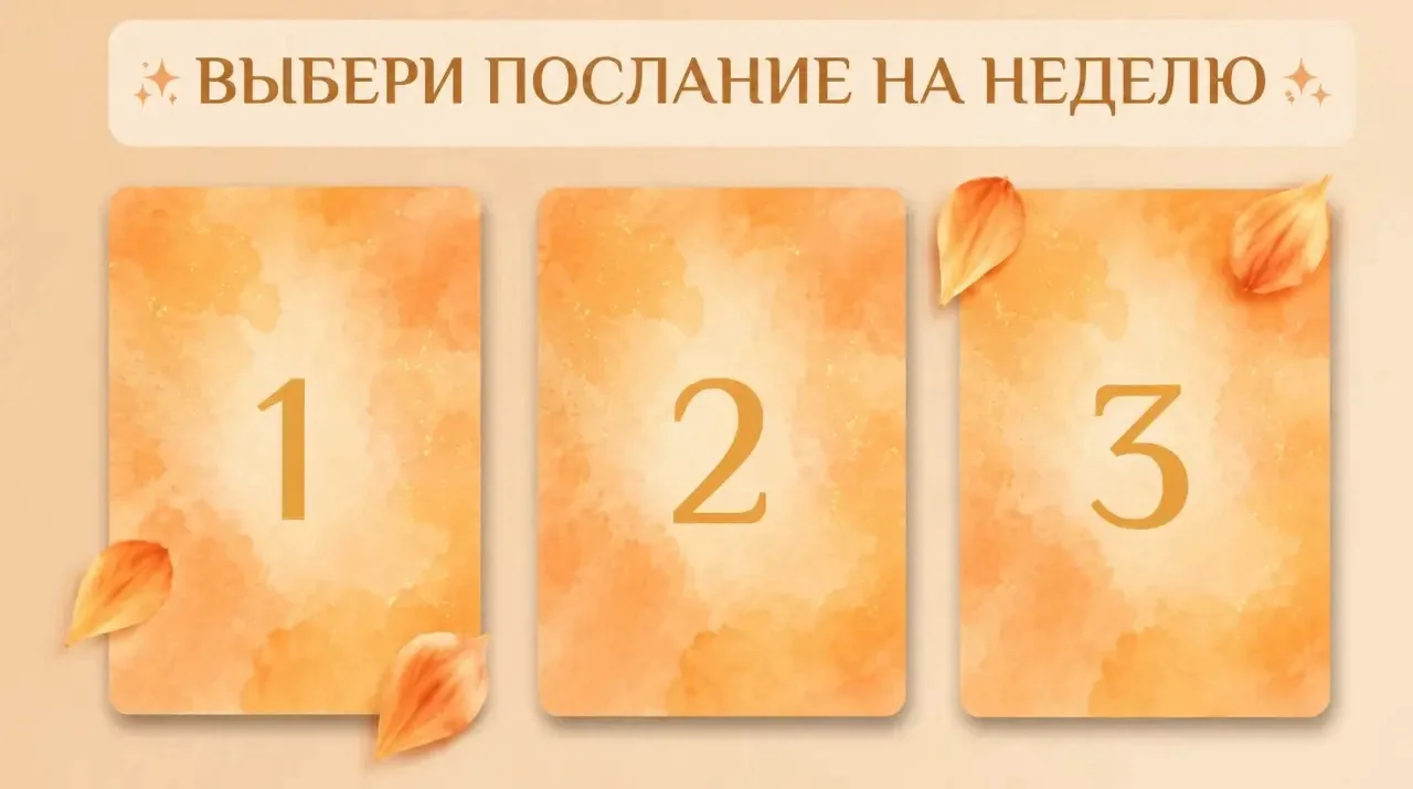 Традиционное послание на неделю! 

Выбирайте свою карту, пишите ее номер в комментариях и получайте 
