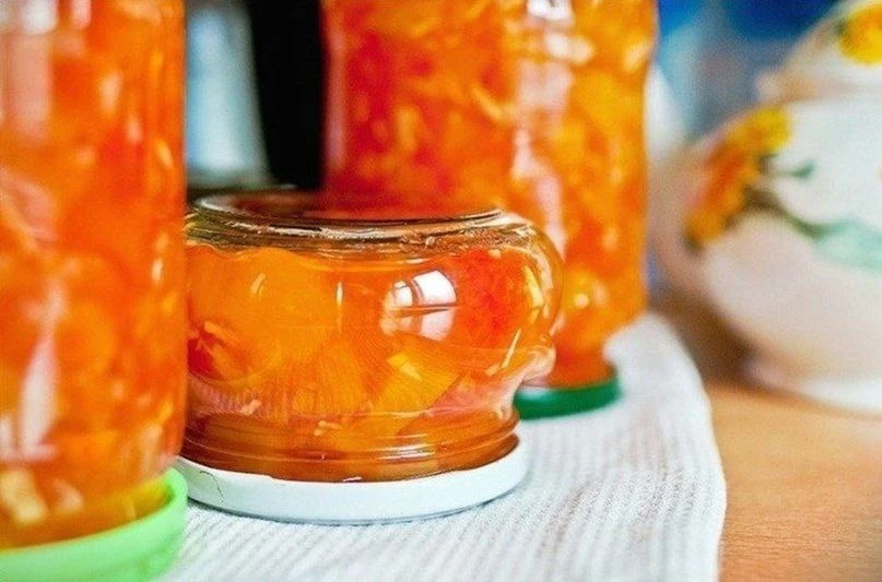 ТЫКВЕННОЕ ВАРЕНЬЕ С КУРАГОЙ И МОРКОВЬЮ