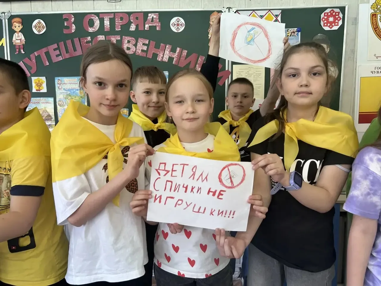 🔥 Конкурс рисунков «Спички — детям не игрушка!» в лагере «Радужная страна» 🔥