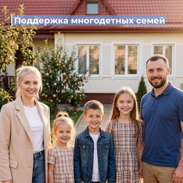 Поддержка многодетных семей
