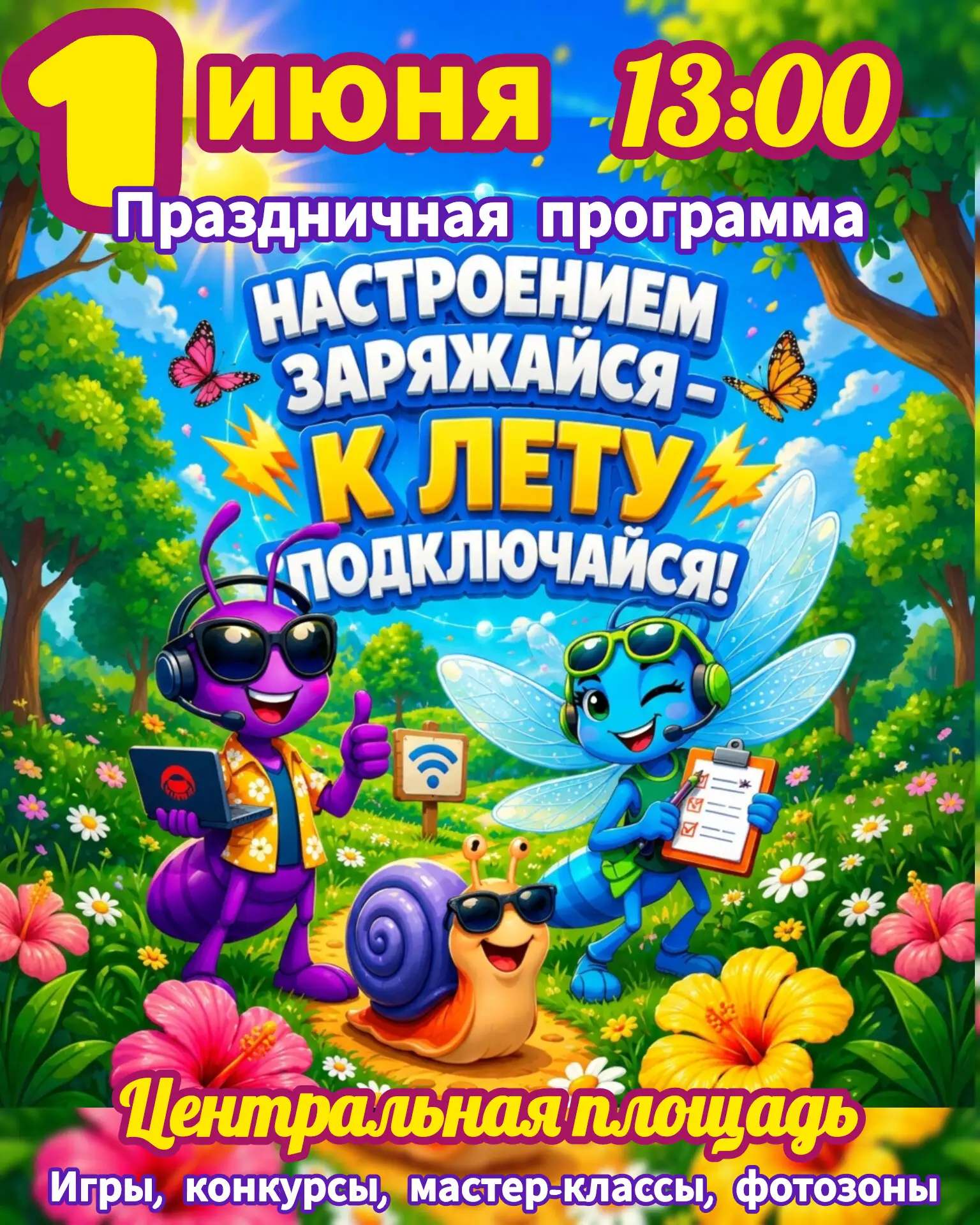 🎉 1 июня — День защиты детей в Ижморском! 🎉