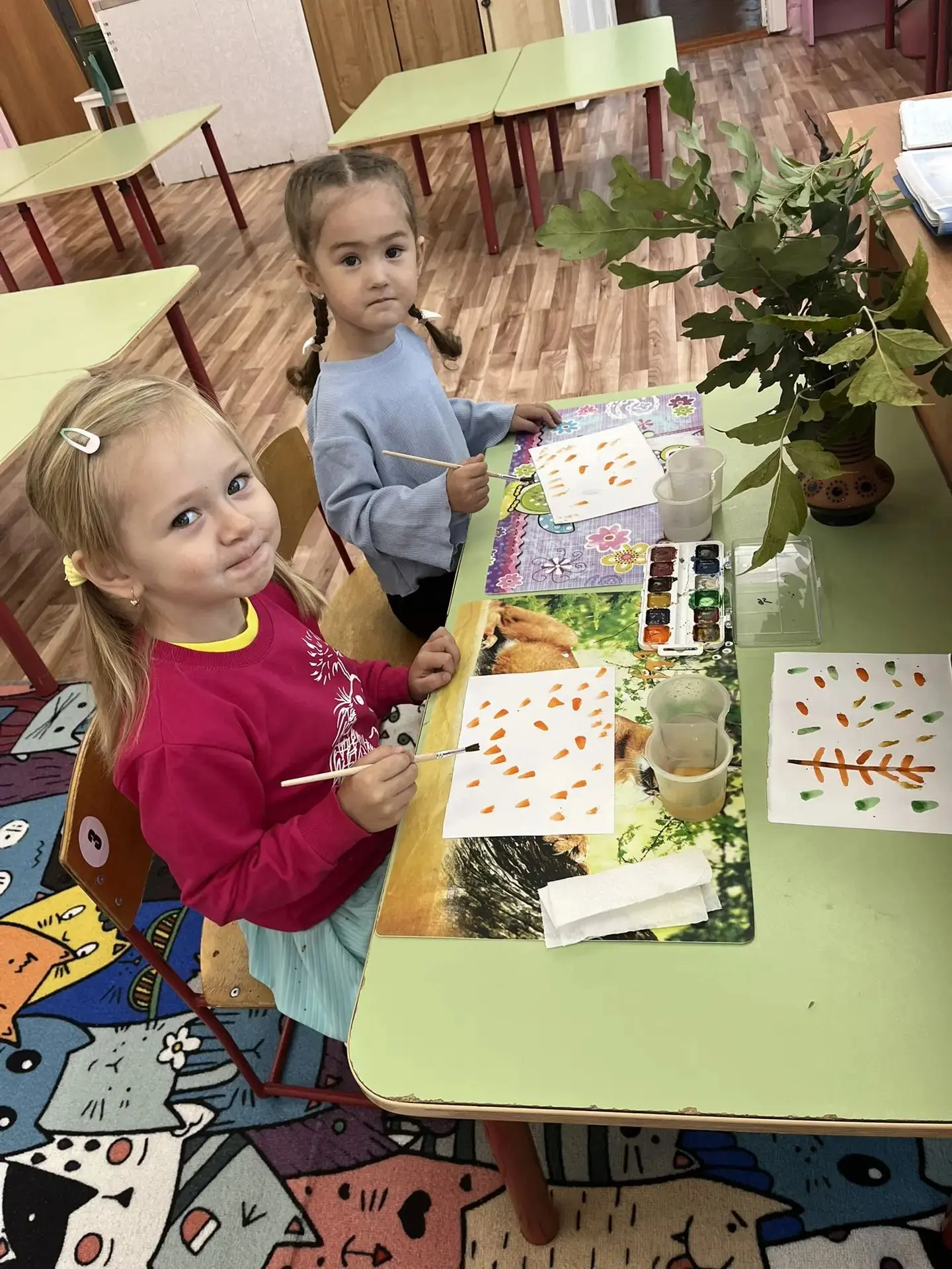 🌞 «Утро в нашем детском саду начинается с индивидуальных занятий: ребята осваивают тех...