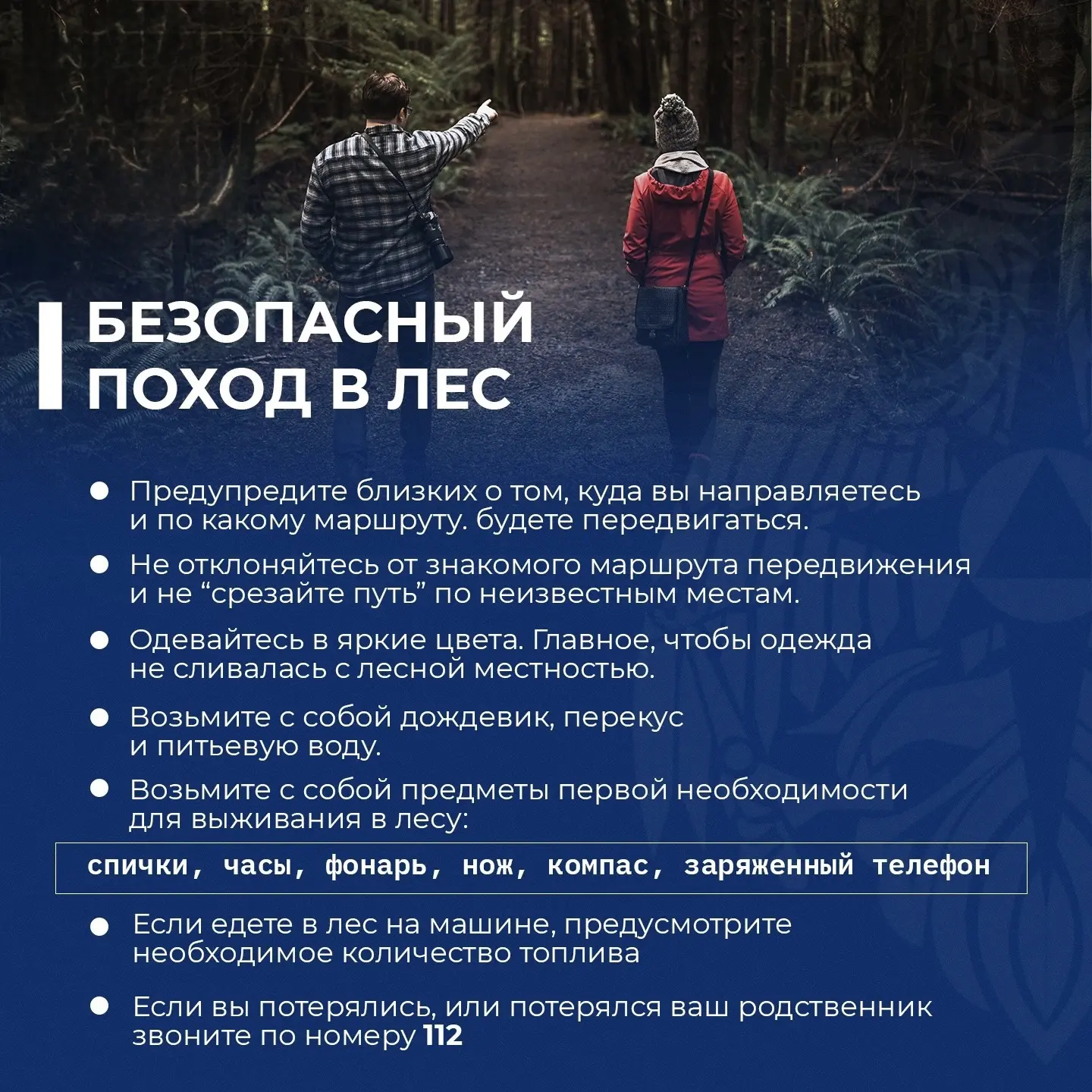 🌲Как подготовиться к походу в лес?

С наступлением сезона люди все чаще отправляются в лес. Только 