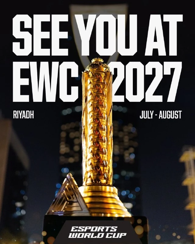 🔥🇸🇦 EWC 2027 проведут в столице Саудовской Аравии Эр-Рияде — организаторы официально...
