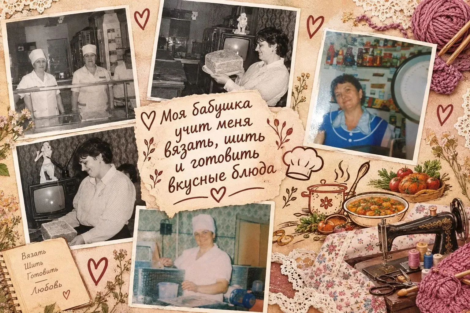 Моя любимая бабушка Марина