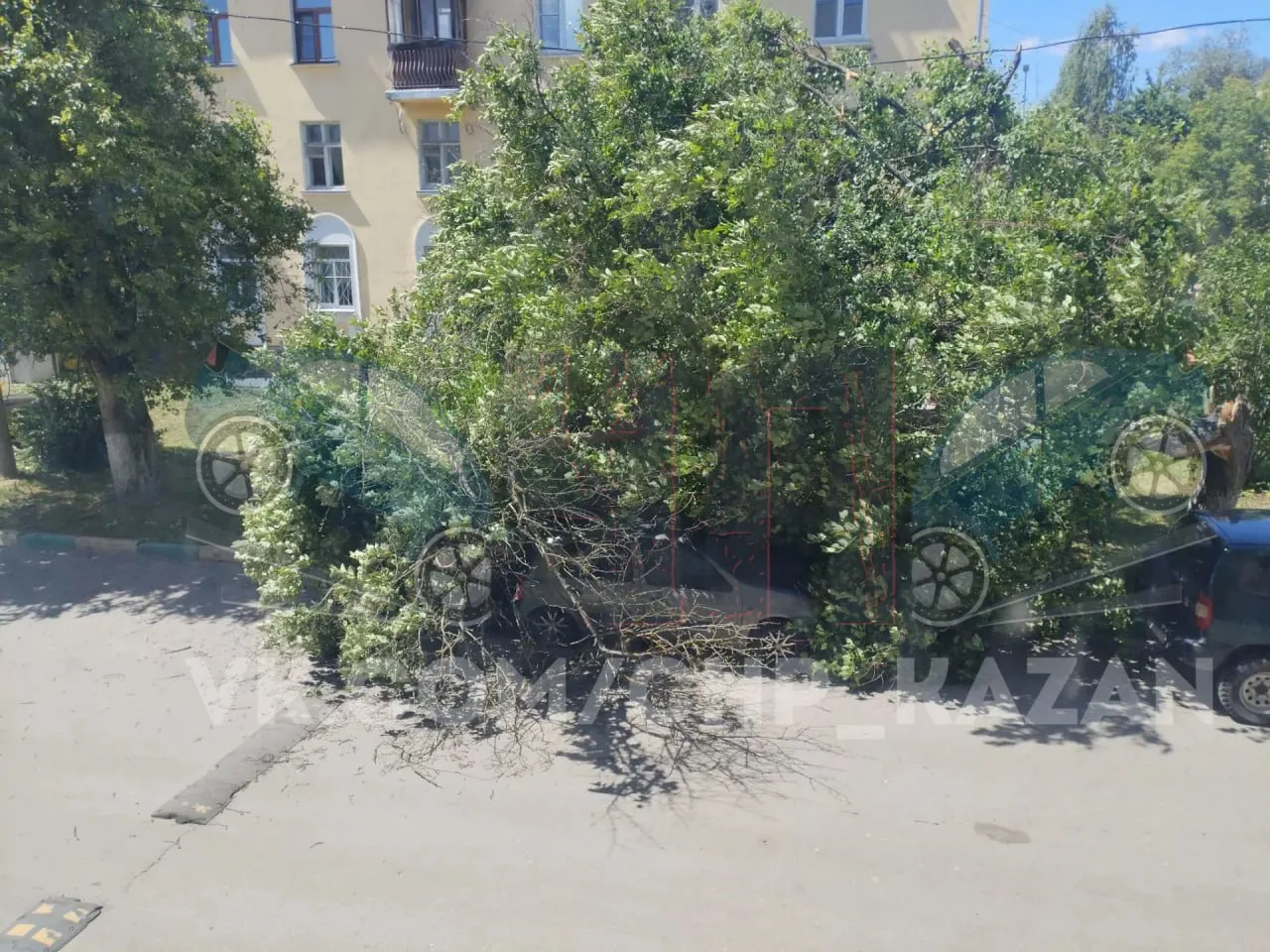 🌧 Казань после ливня: гидроудары, оползень и упавшее дерево

 За несколько часов в Казани выпала че