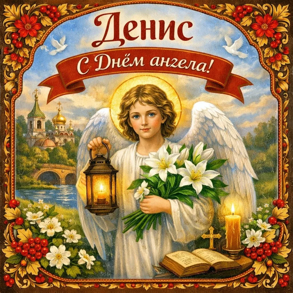 ✨ 25 мая — именины Дениса ✨🙏  Сегодня День ангела отмечают все Денисы 😊💖 Имя Денис имеет древнегрече