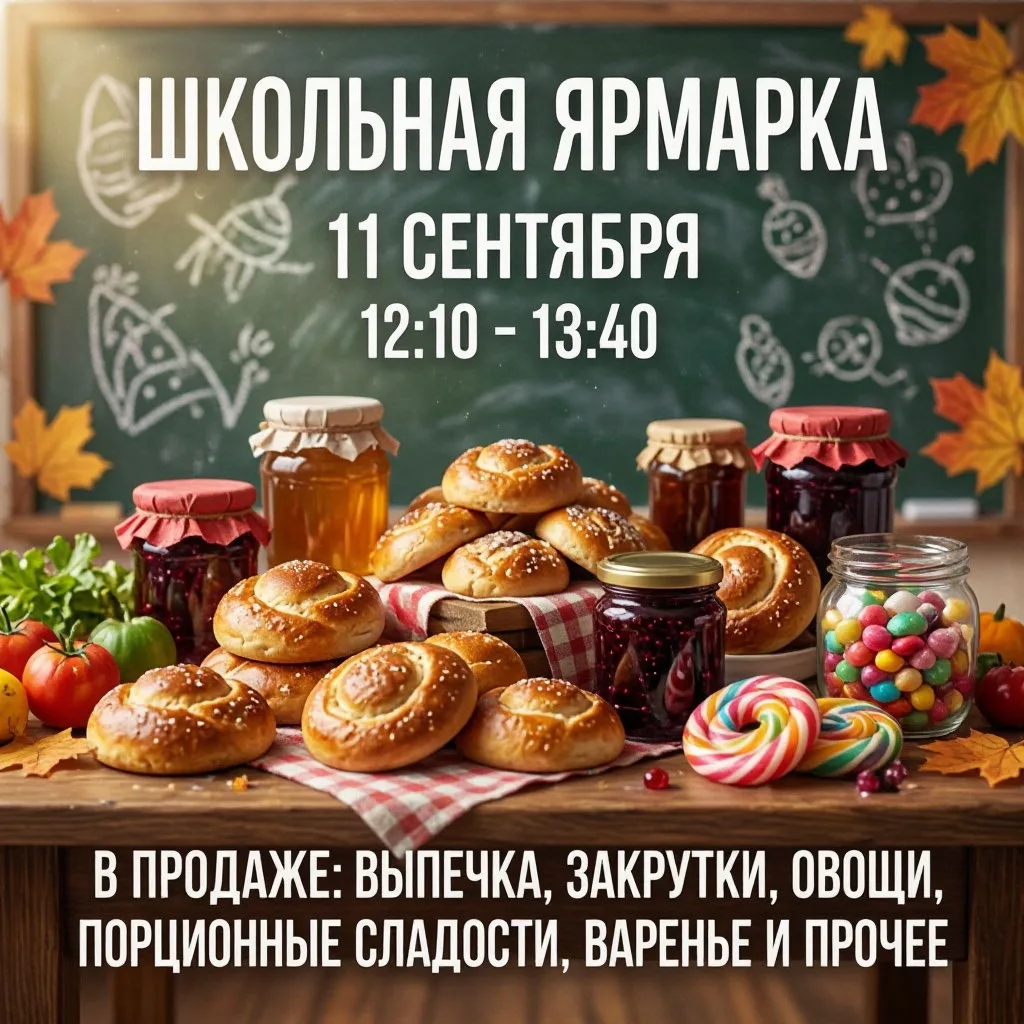 🚀 Внимание, школа! Самое вкусное событие этой осени уже близко!