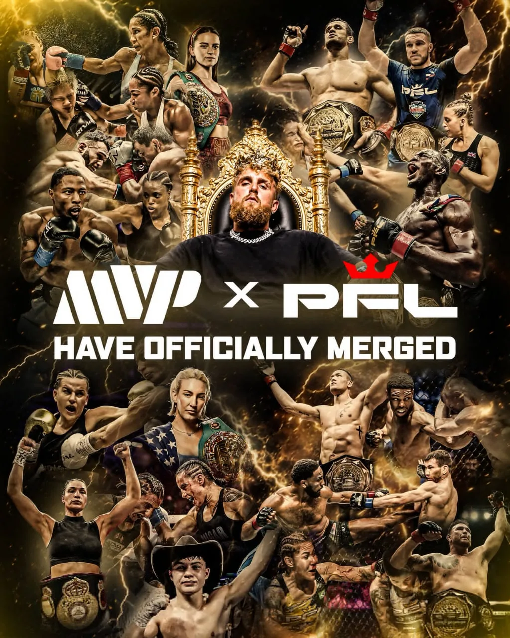 Официально: PFL — ВСЕ ❌

Лига объединилась с MVP — теперь это один промоушен, который будет организо