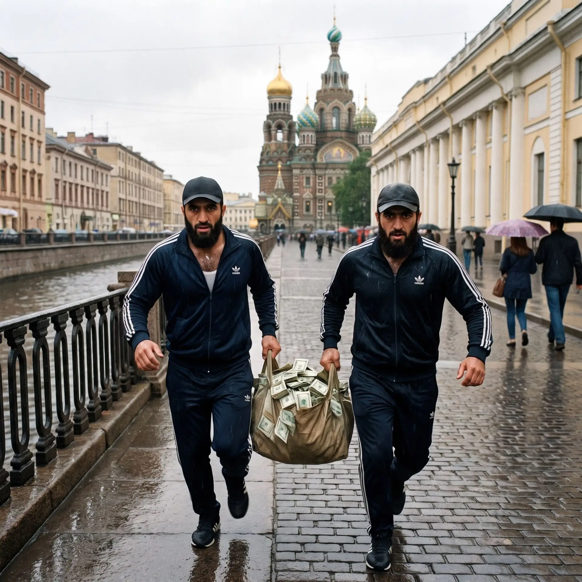 Двое уроженцев Кавказа ограбили курьера мошенников.