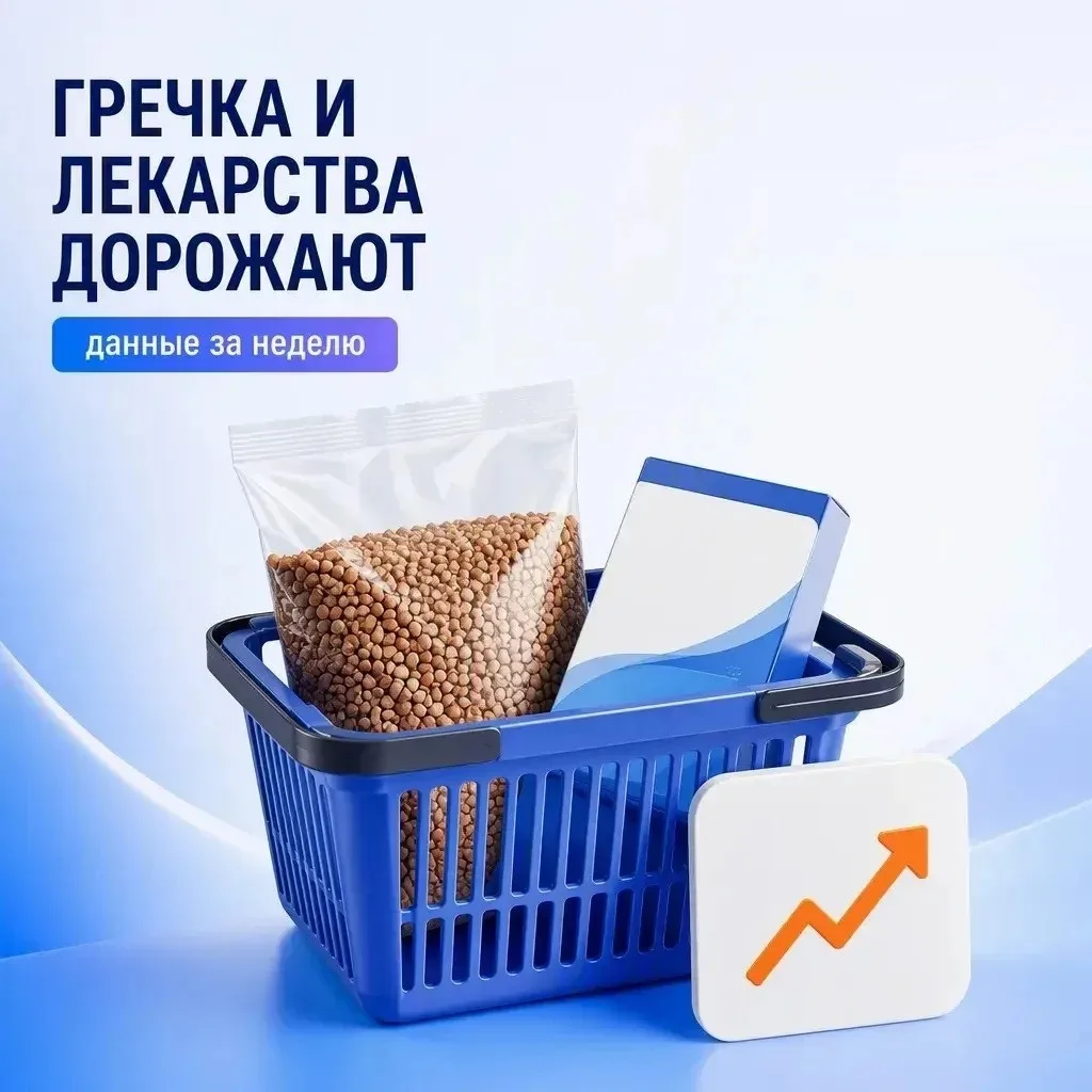 Гречка и лекарства подорожали за неделю