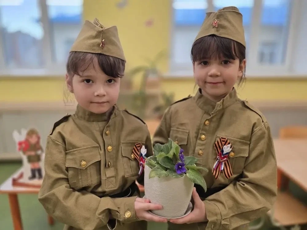 В чебоксарских детских садах стартовала ежегодная социально-патриотическая акция «Цветок ветерану»  