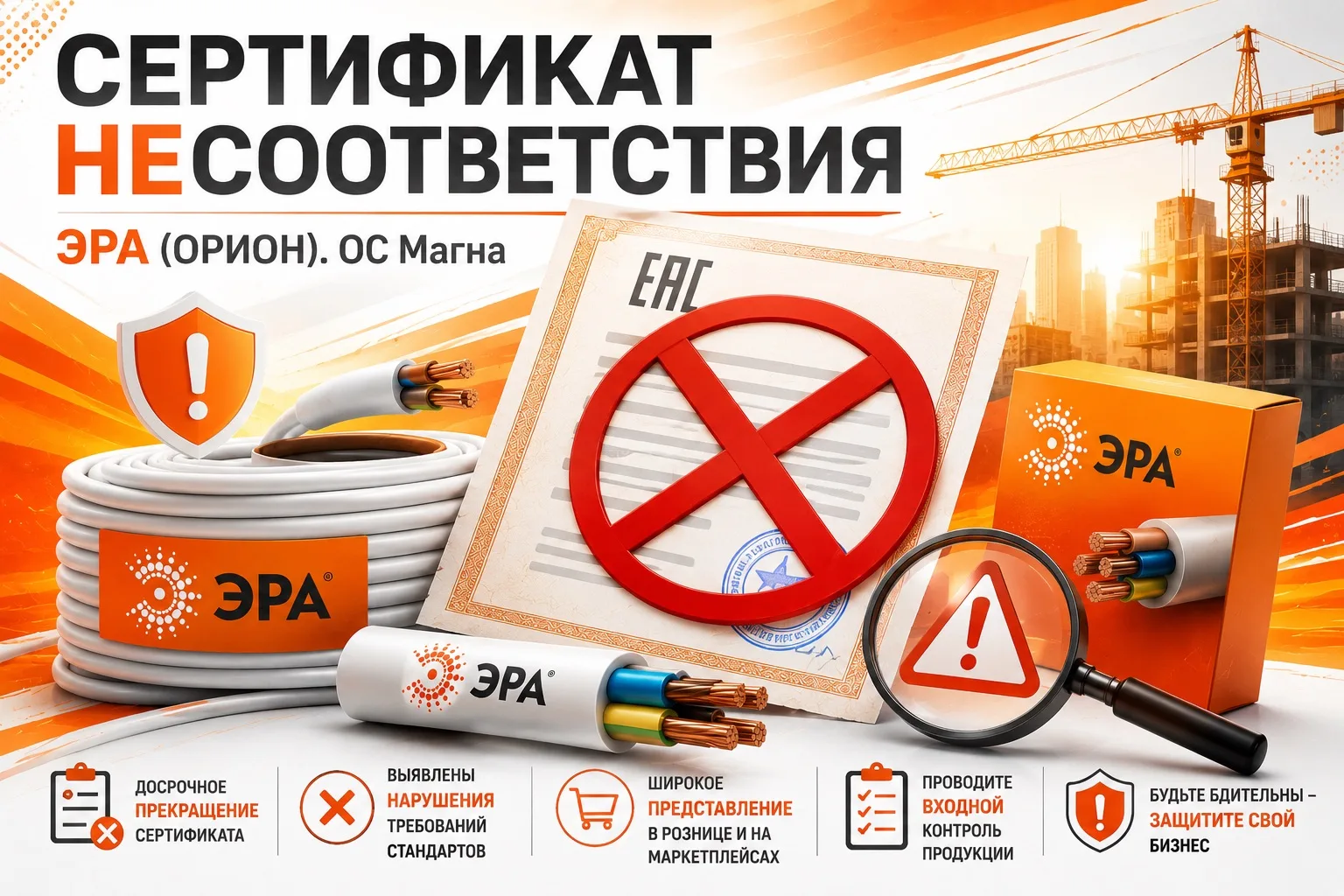 Сертификат НЕсоответсвия.
ЭРА (ОРИОН). ОС Магна
 
EL-Комитетом получен ответ органа по сертификации 