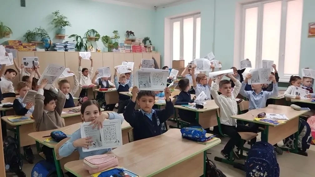 🗺️Занимательный урок географии в 1а  В рамках акции «День географии», в преддверие Всемирного дня Зе