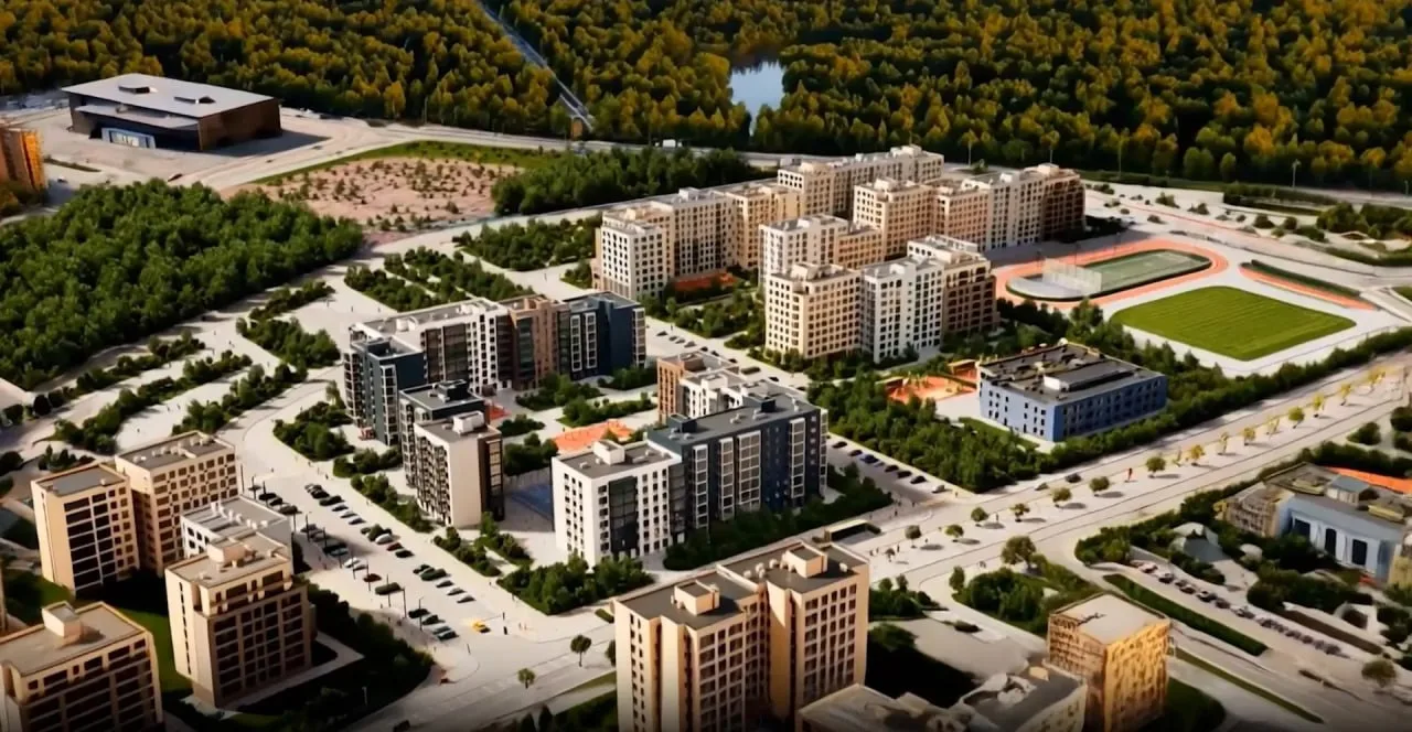 В Куйбышевском районе Донецка построят микрорайон на 14 тысяч жителей