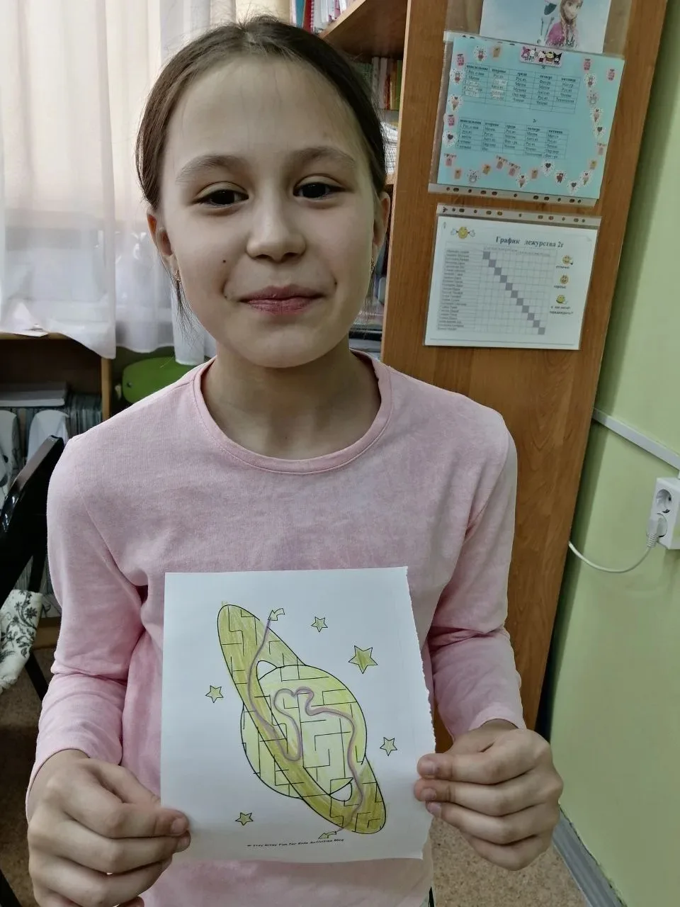 💫3б класс сегодня полетали в  космических лабиринтах.🪐