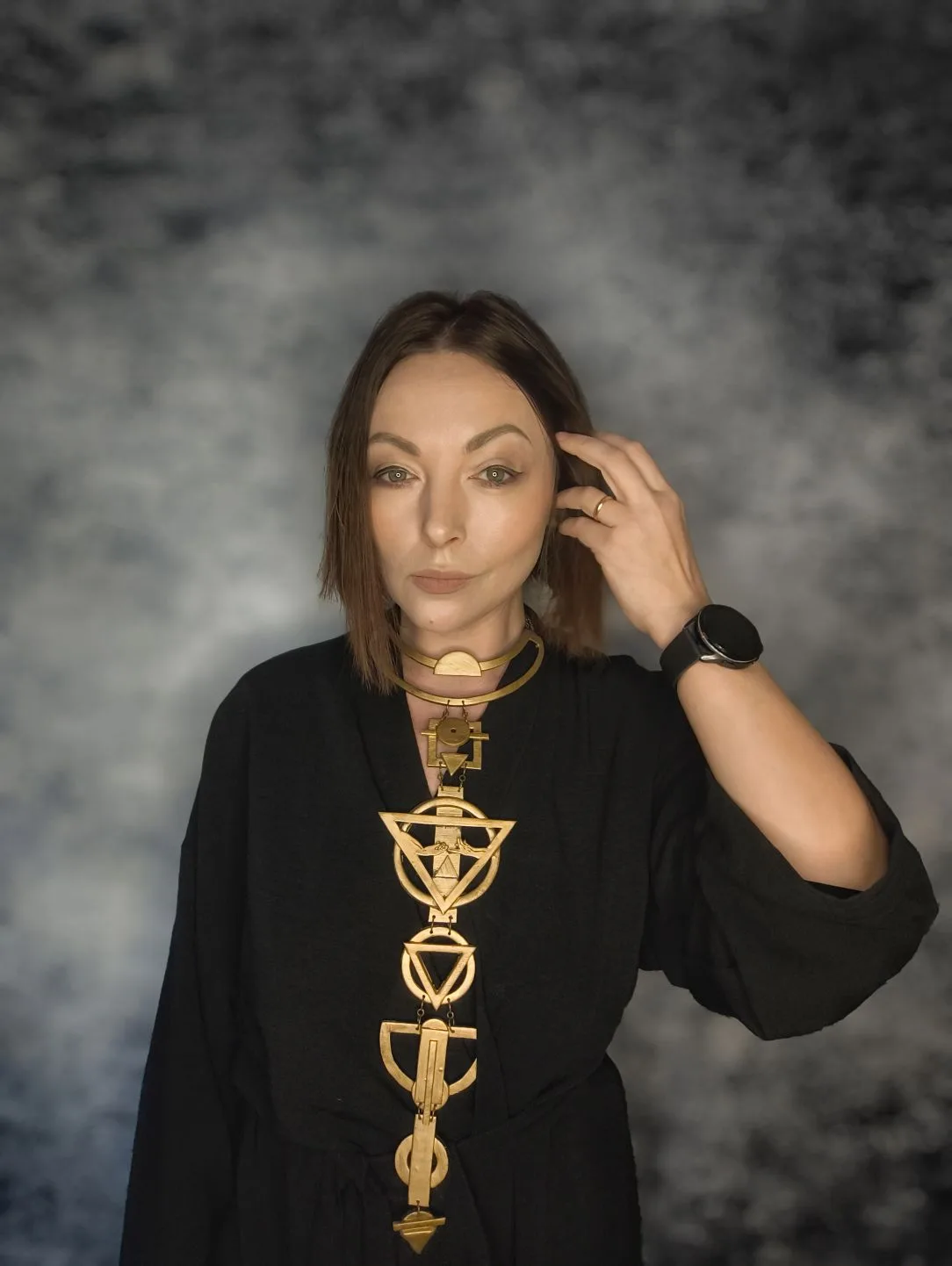 Когда-то я уже делала это колье, но оно так и не удостоилось отдельного поста, по воле случая, хозяй