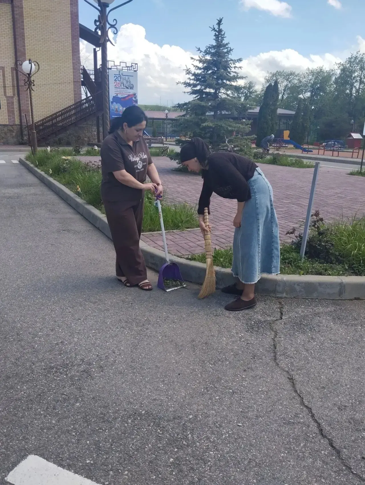 Субботник в нашем детском саду.