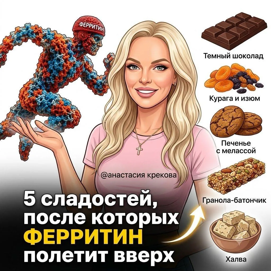 🍫 5 сладостей, которые поднимут ферритин и не ударят по фигуре

Знакомо: хочется сладкого, а ещё и 