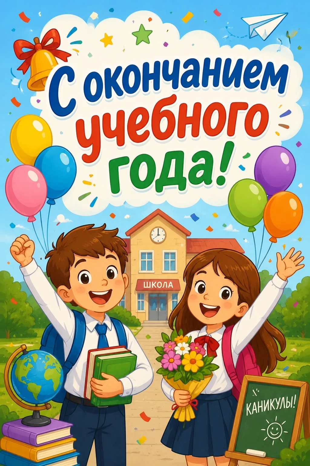 Ярких, позитивных и безопасных каникул!