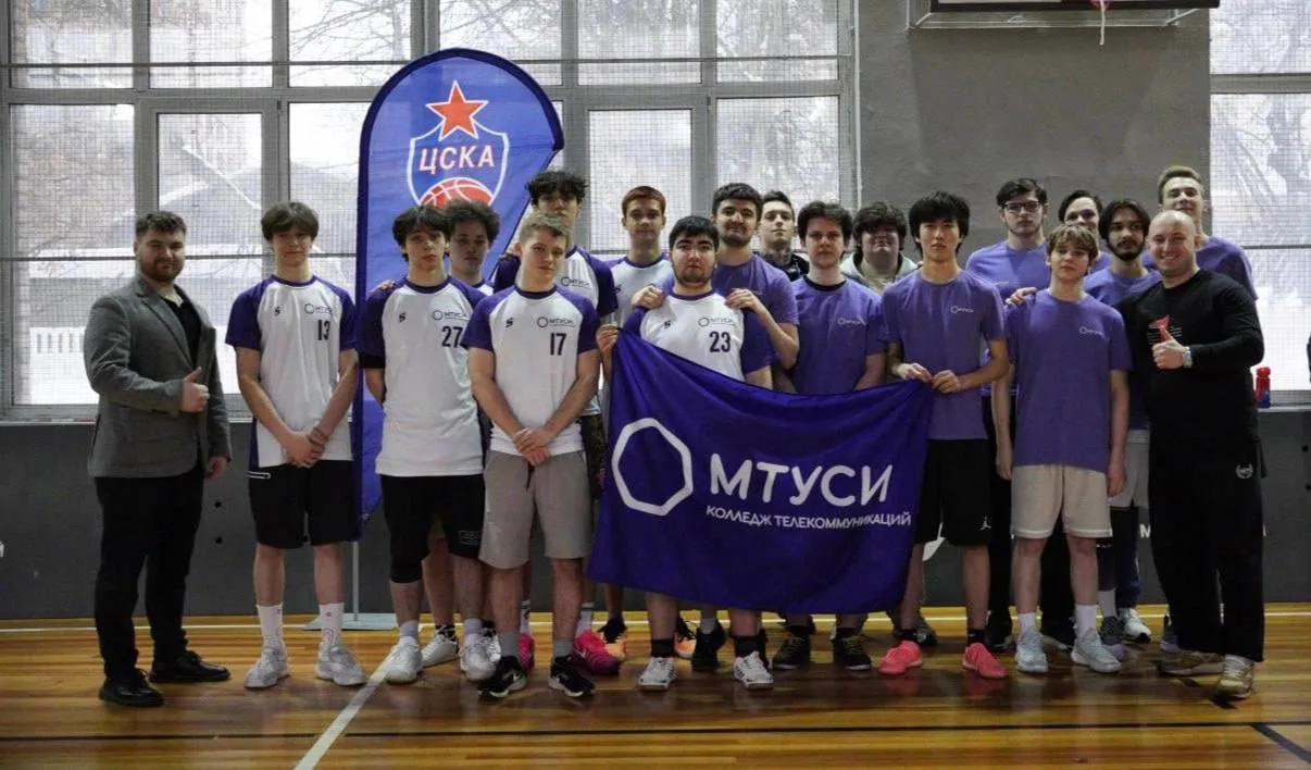 #кт_мтуси   28 февраля в спортивном зале Колледжа телекоммуникаций МТУСИ прошел мастер-класс по баск