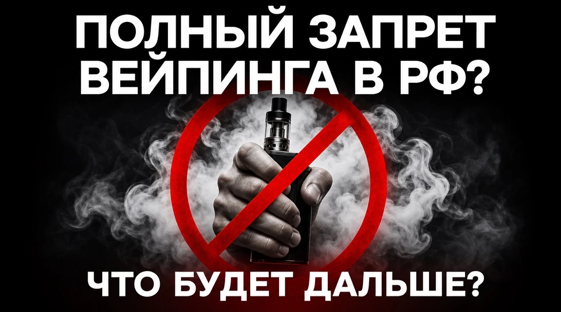 ❌ Регионы получили право вводить на своих территориях полный запрет продажи вейпов и жи...