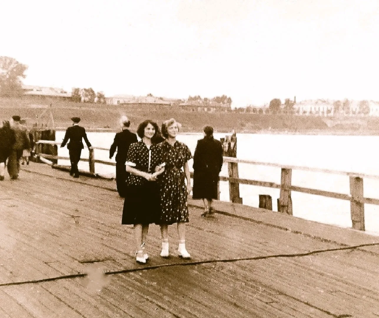 📸 Тот самый мост через Кузнечиху. 1955 год.