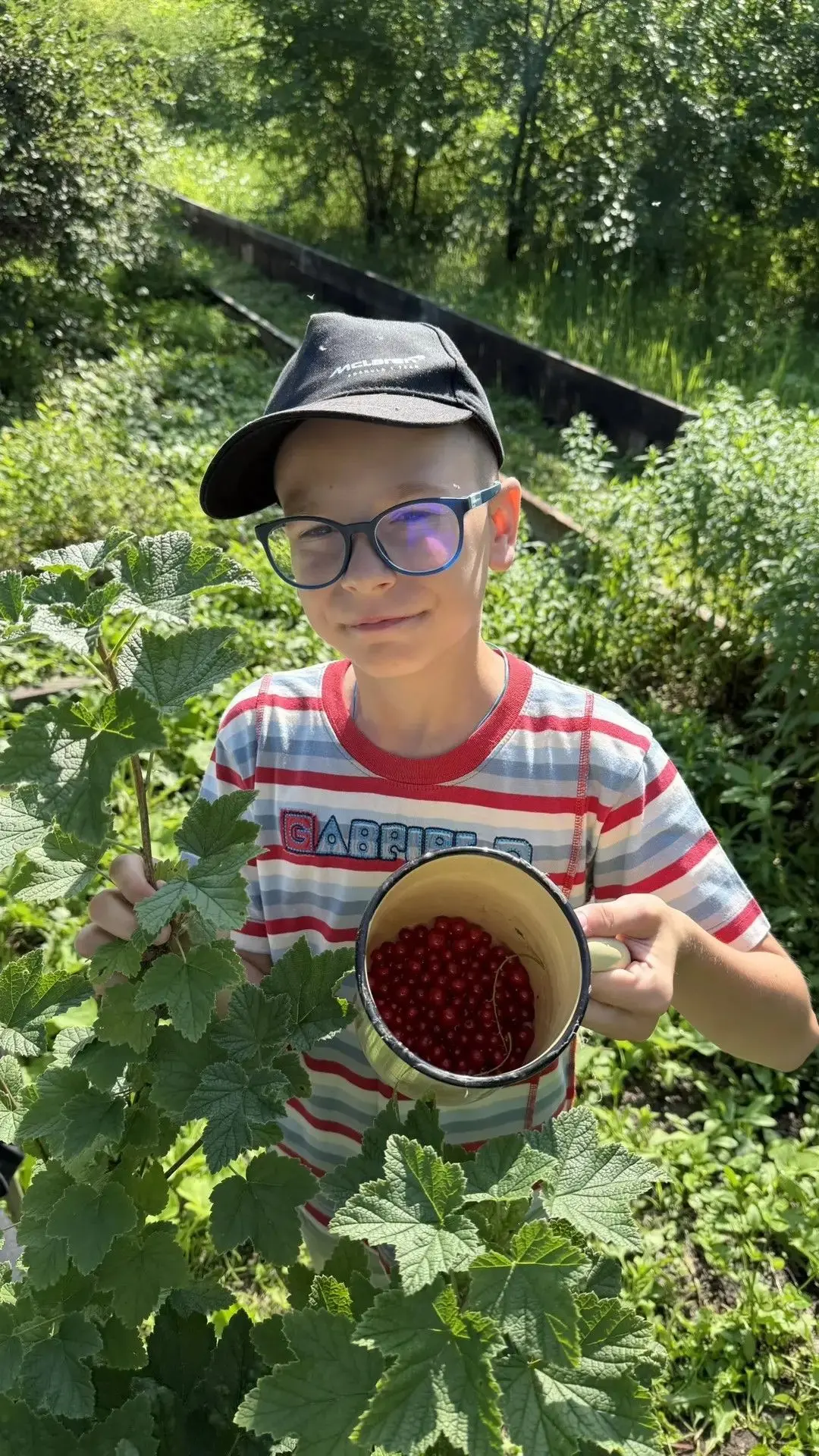 Летние приключения Максима Сингаева! 

Максим с радостью участвует в семейных делах: собирает грибы 