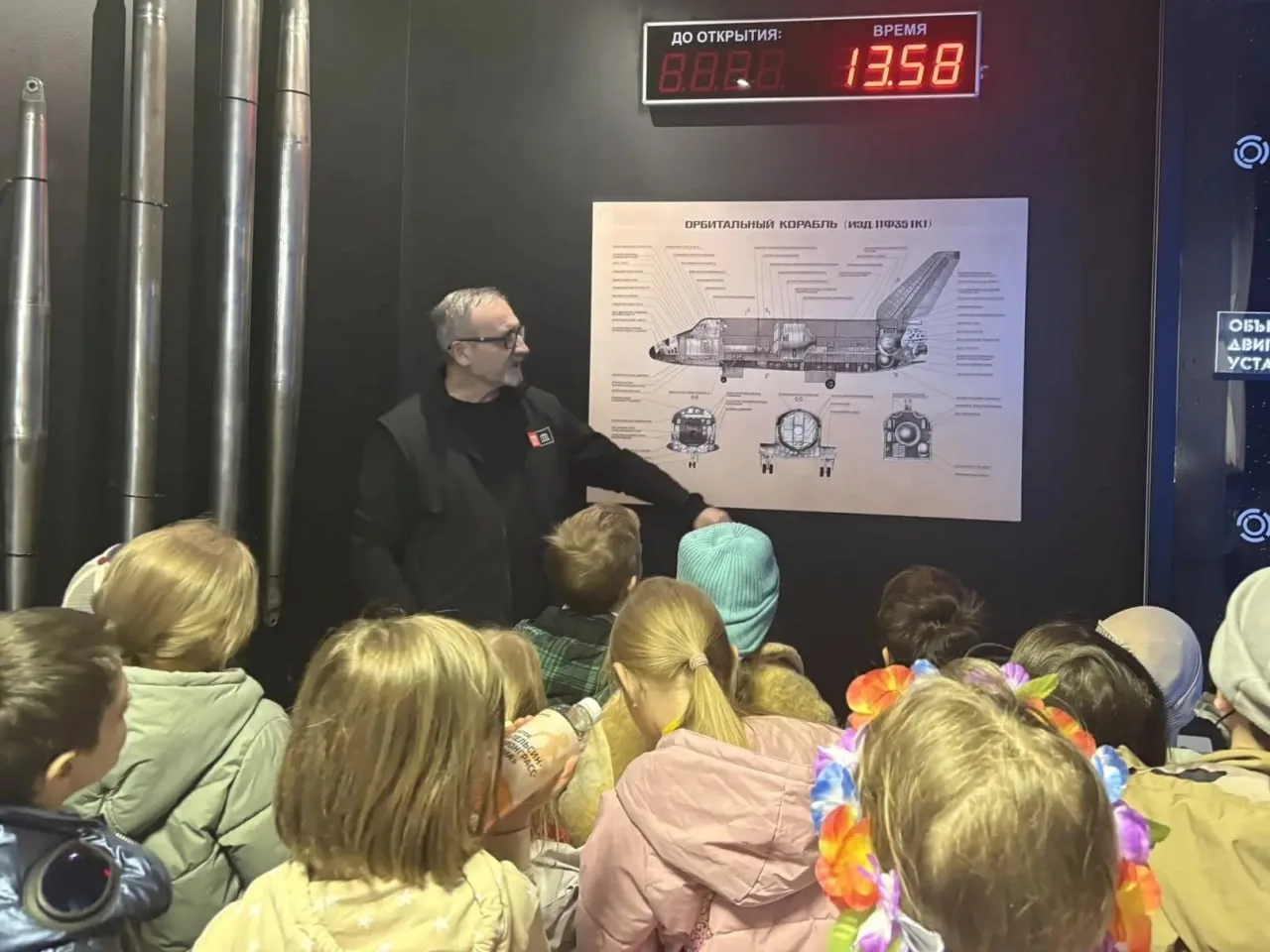 Вот это экскурсия! 🚀  💫 В нашем космическом районе много космических музеев. Один из них – интеракти