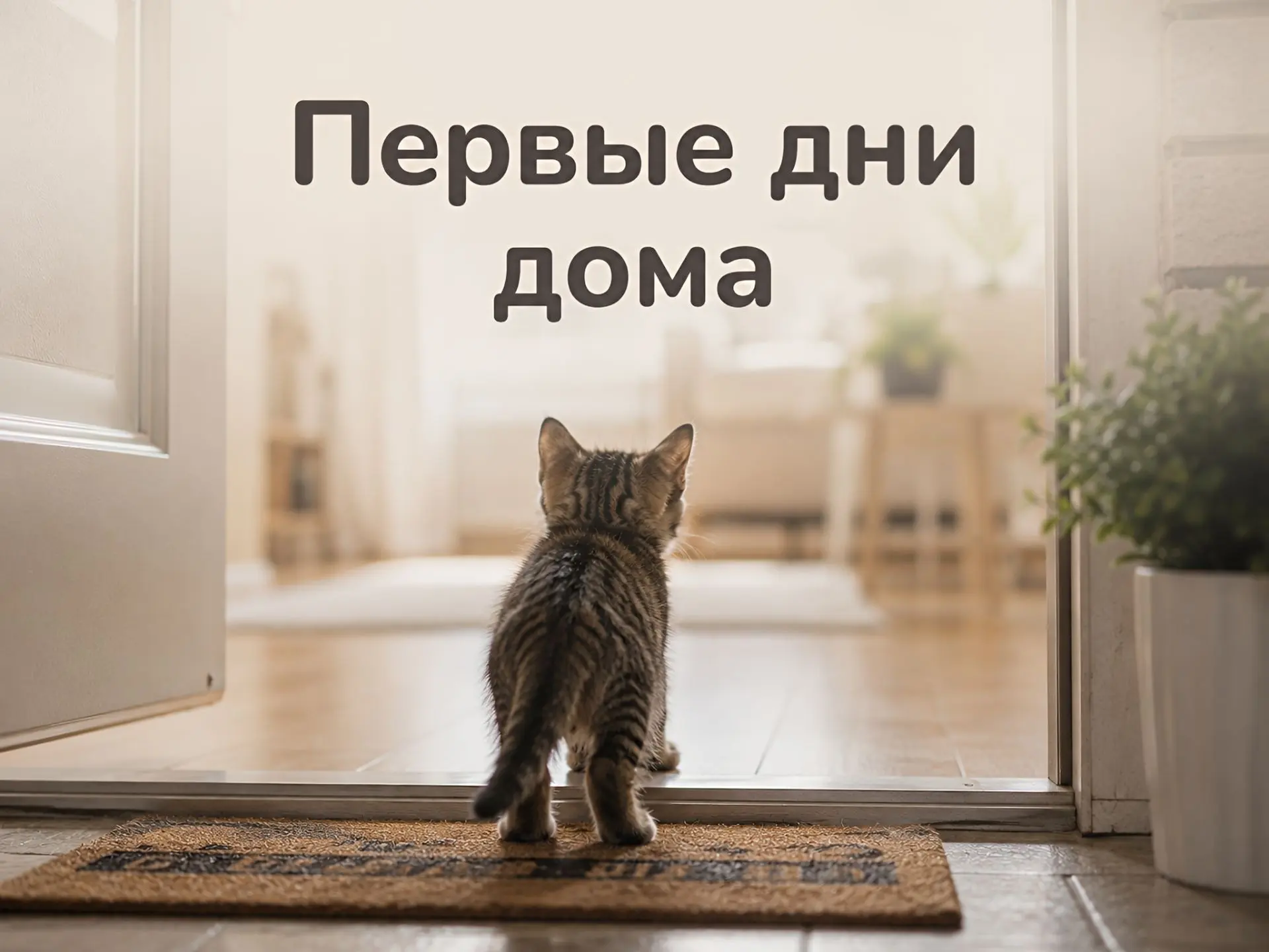 Первые дни в новом доме для кошки или собаки — это период адаптации