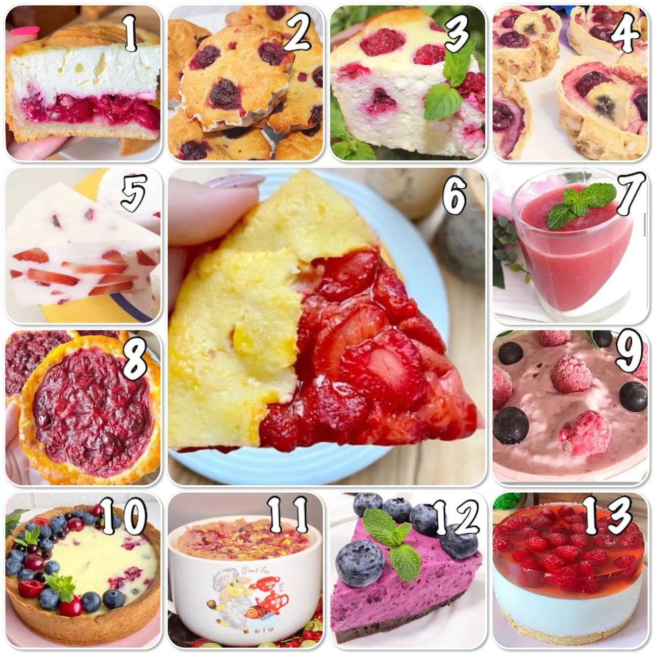 ПОДБОРКА САМЫХ ВКУСНЫХ РЕЦЕПТОВ С ЯГОДАМИ 🍒🫐🍓
Выпечка, десерты, мороженое😋 Скоро сезон ягод! спе