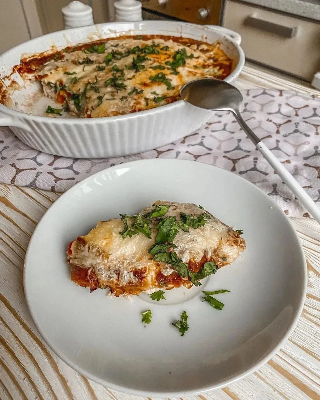 ЗАПЕКАНКА С КАБАЧКОМ И ИДЕЙКОЙ