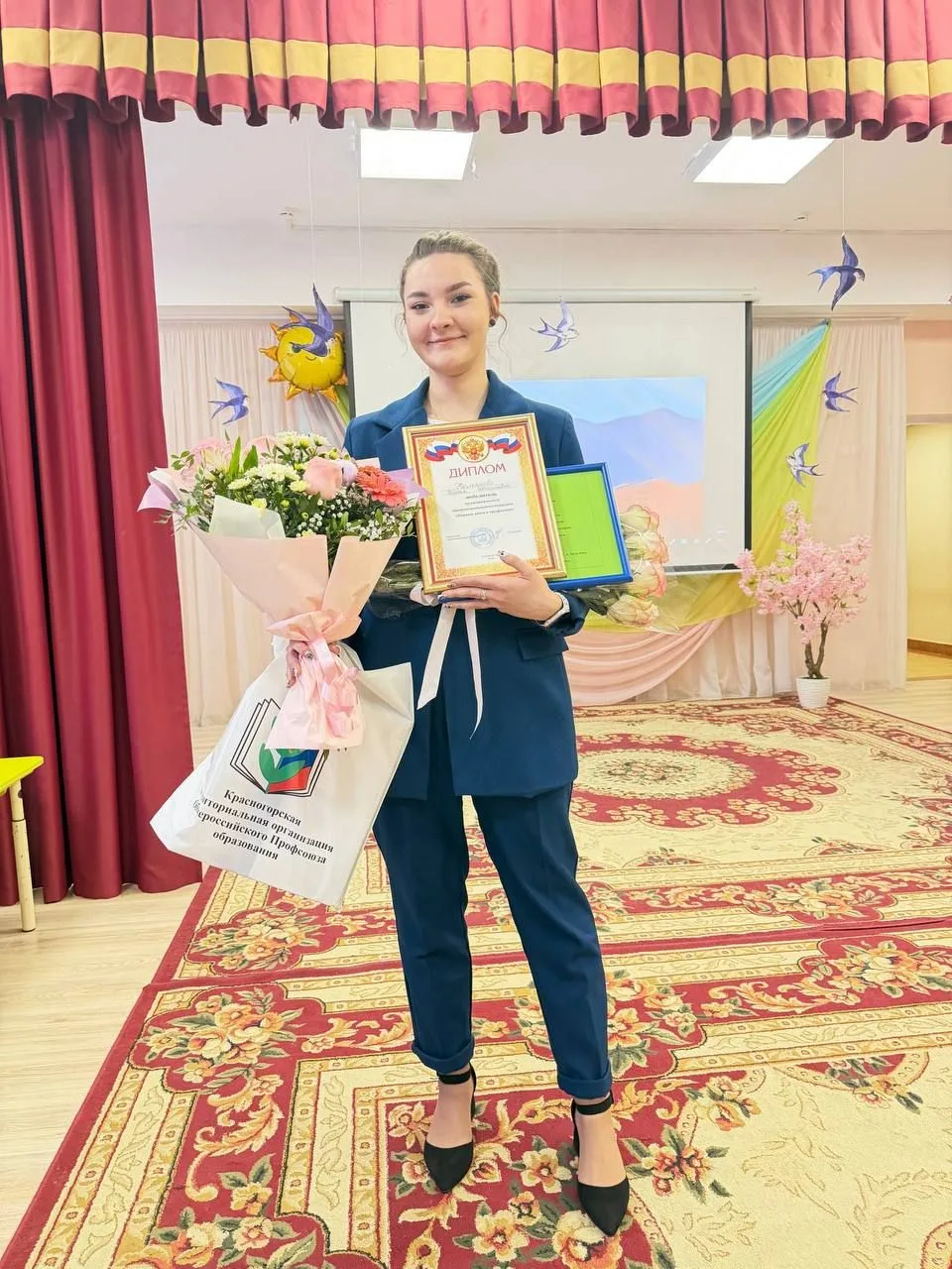 Комарова Дарья Алексеевна, воспитатель нашего дошкольного отделения (ул. Пришвина, д. 8), победила в