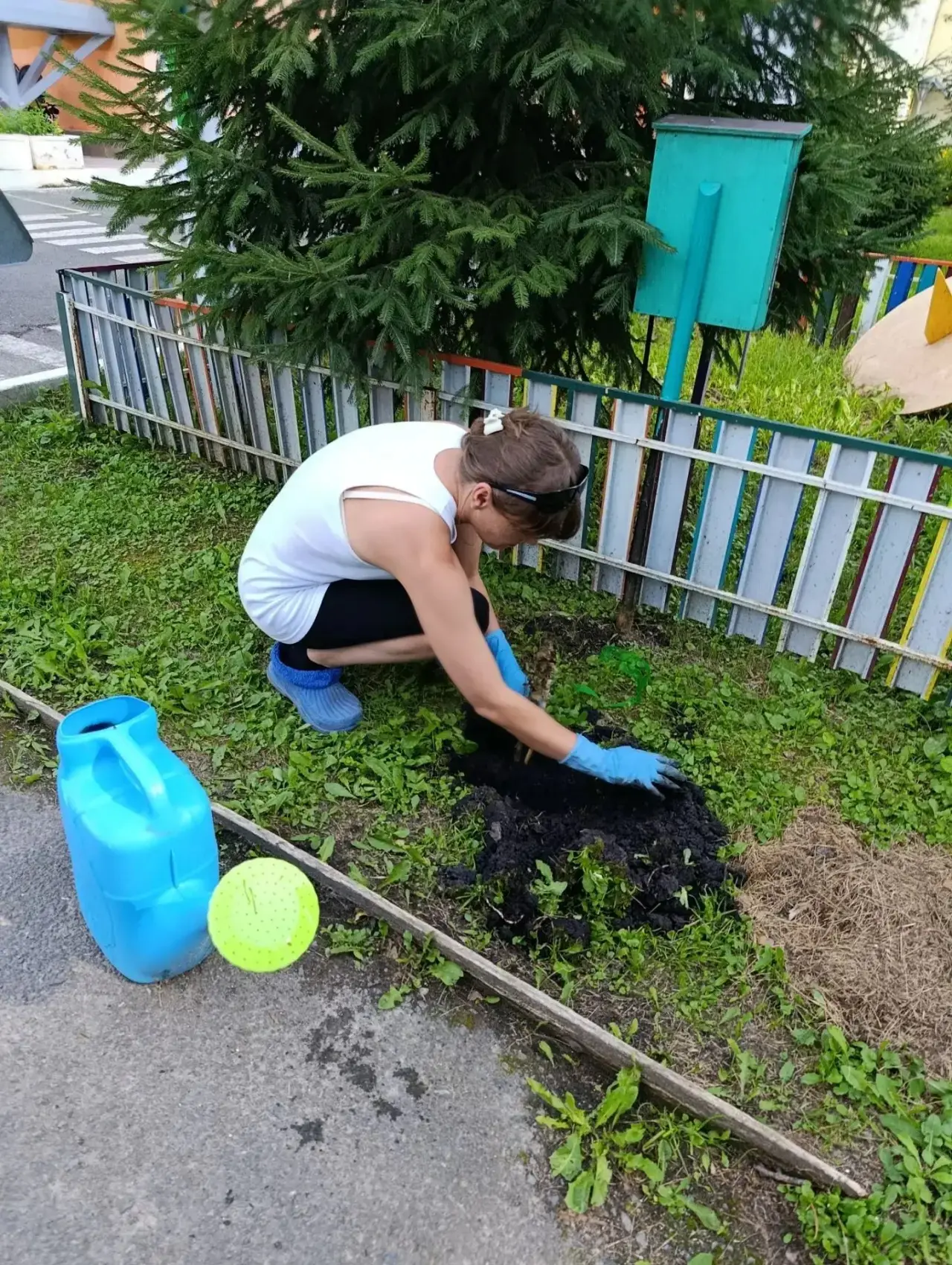 В МАДОУ 1 "Детский сад Будущего" прошла акция "Посади дерево". 🌳 В ней приняли участие...