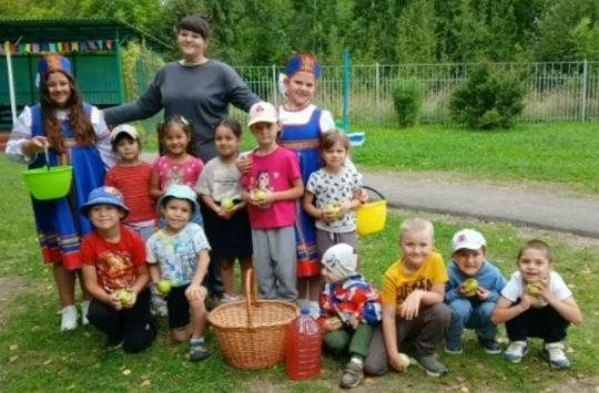 Как мы отмечали Яблочный Спас в детском саду! 🎉