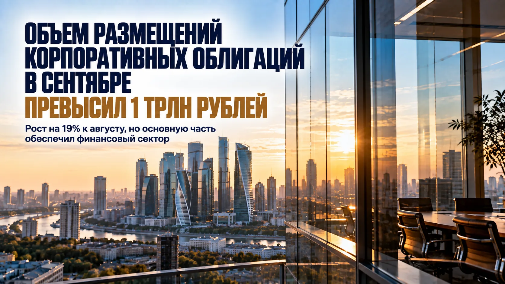 Объем размещений корпоративных облигаций в сентябре превысил 1 трлн рублей