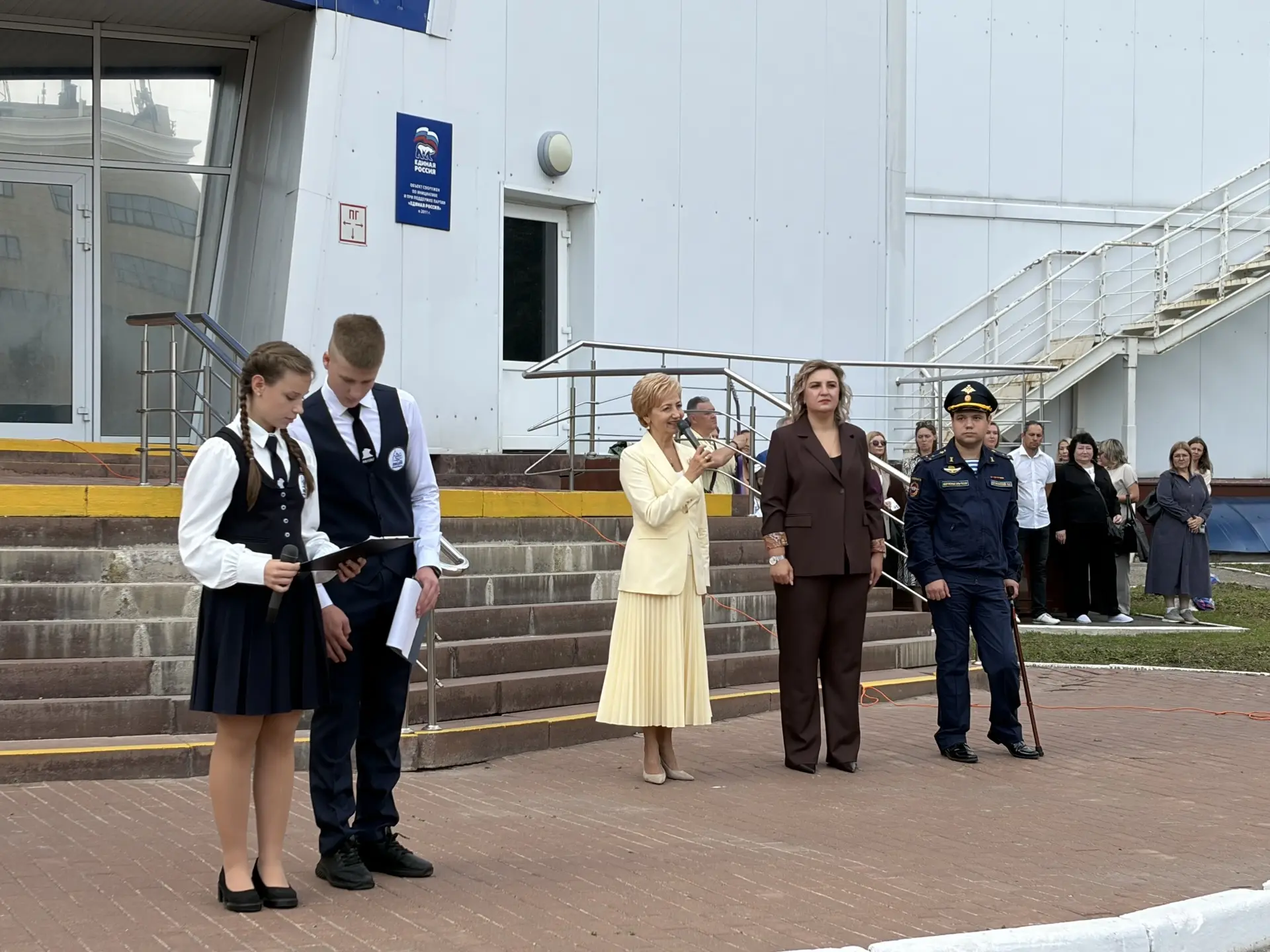 Поздравили лицеистов МГУ им. Н. П. Огарёва с началом нового учебного года!