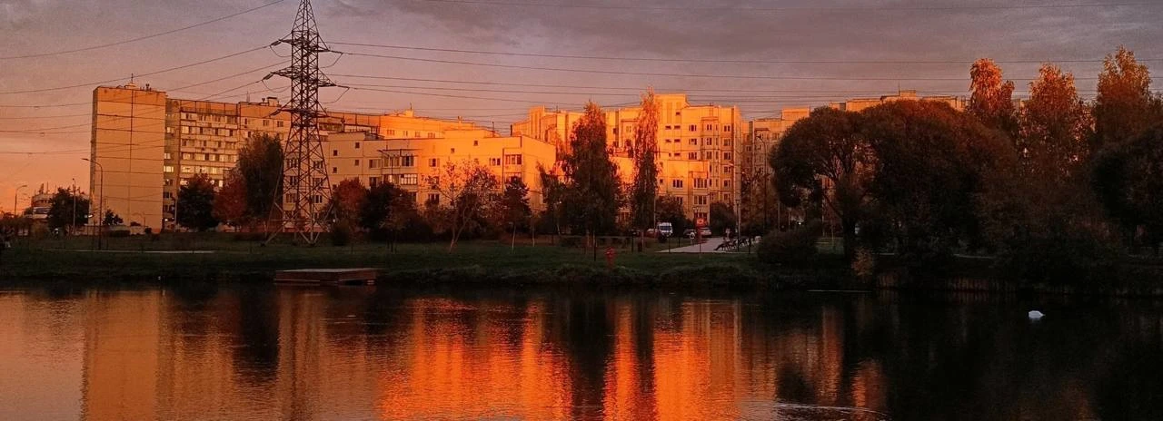 🍂 Ландшафтный парк накрыло золотой осенью