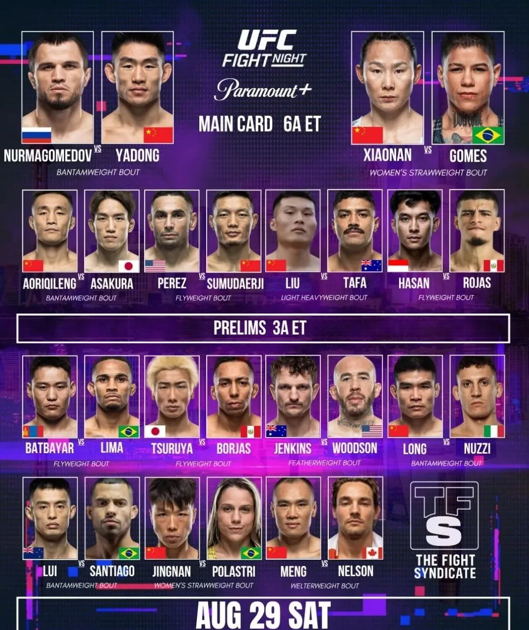 ⚡ОФИЦИАЛЬНАЯ ПРЯМАЯ ТРАНСЛЯЦИЯ #UFCShanghai