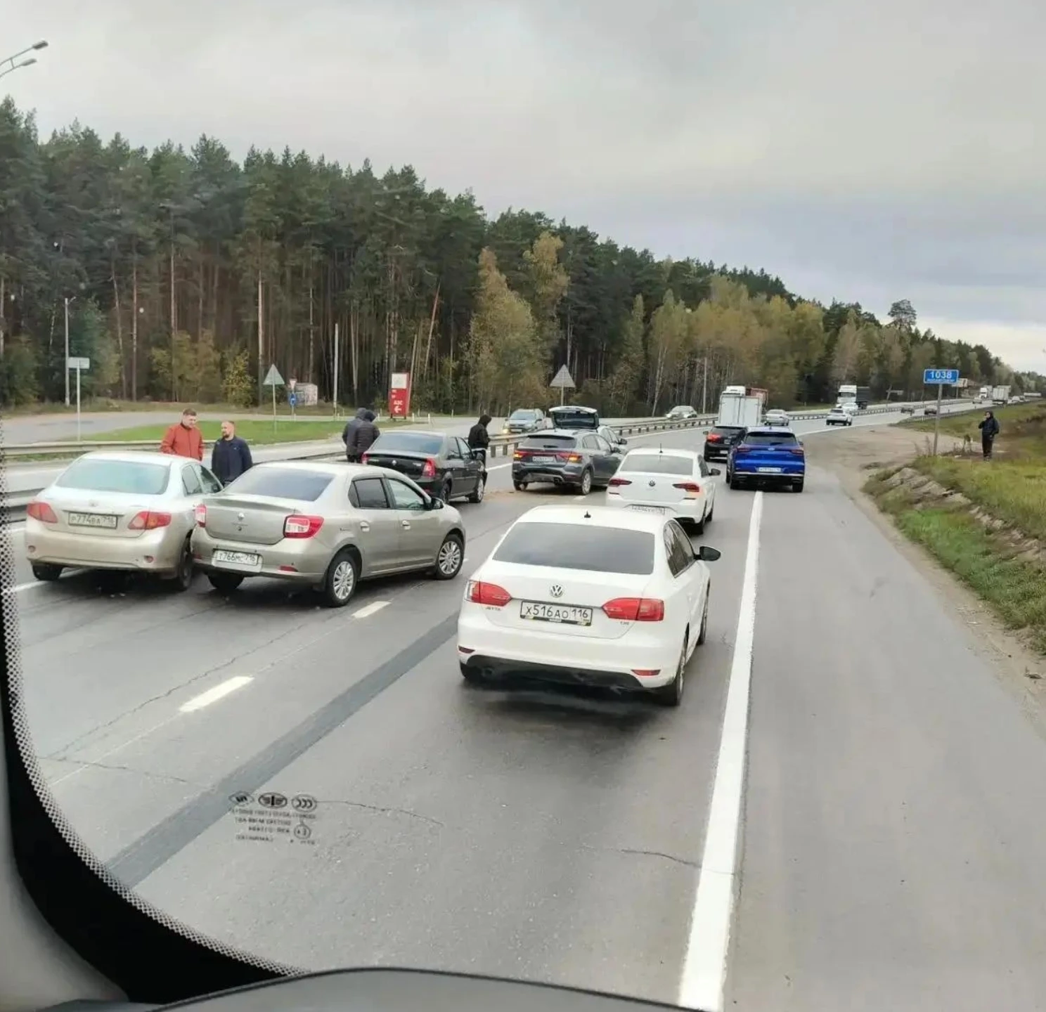 В сторону Казани дтп, 5 машин