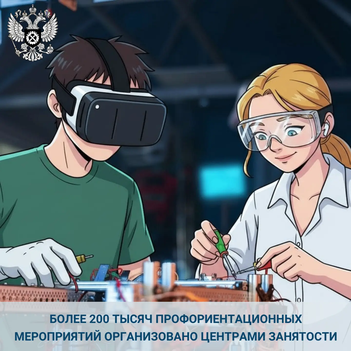 ⚡️ По итогам первого квартала 2026 года специалисты службы занятости организовали более...