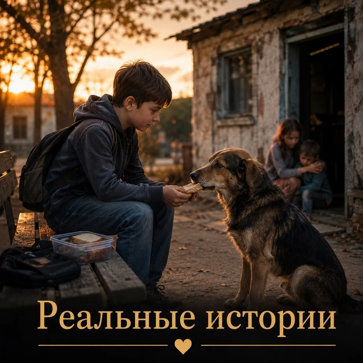 Мальчик каждый день делился своим завтраком с бездомной собакой… Через месяц она привел...