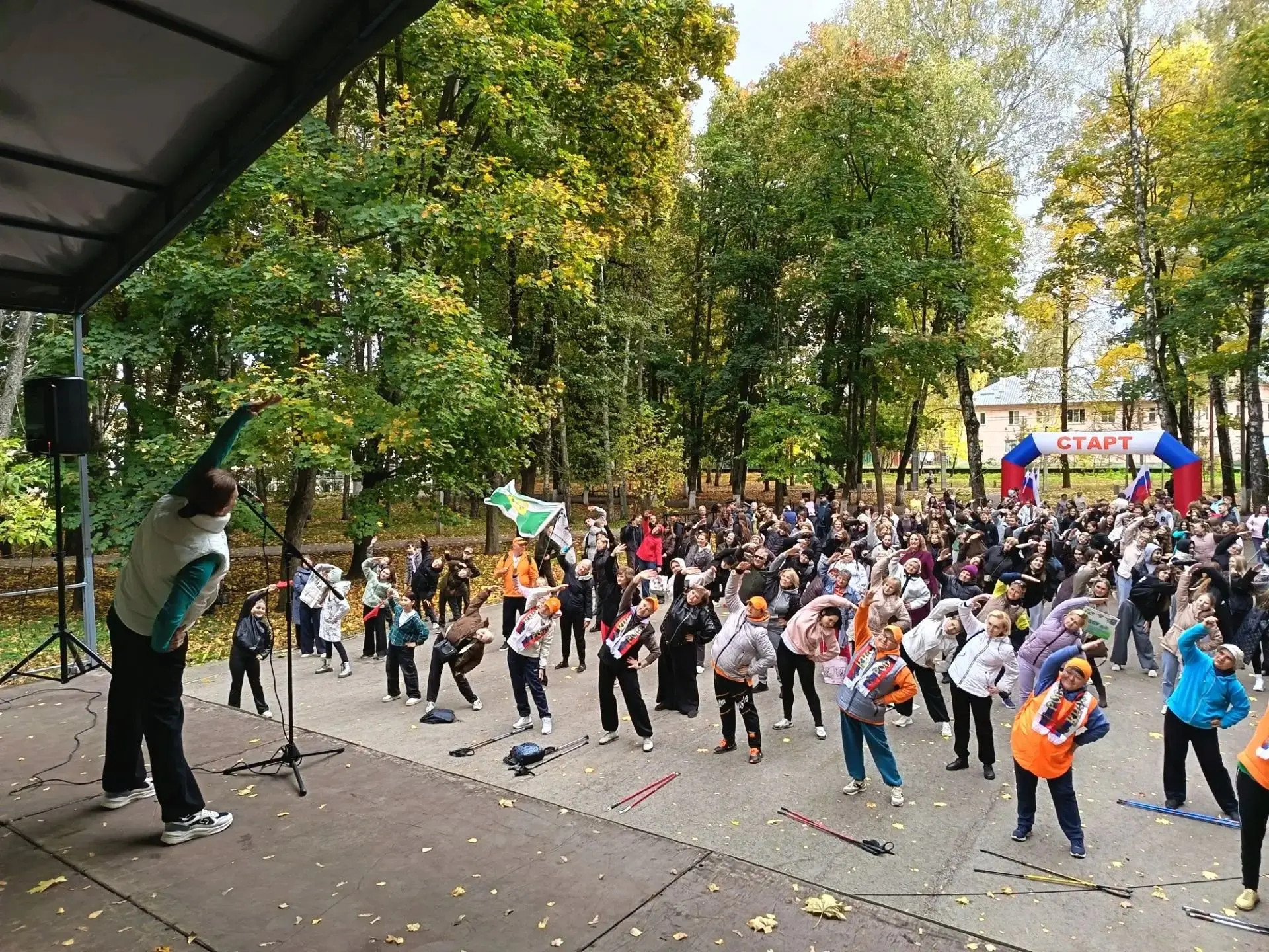 🎉 «10 000 шагов к жизни» в парке Машиностроителей!