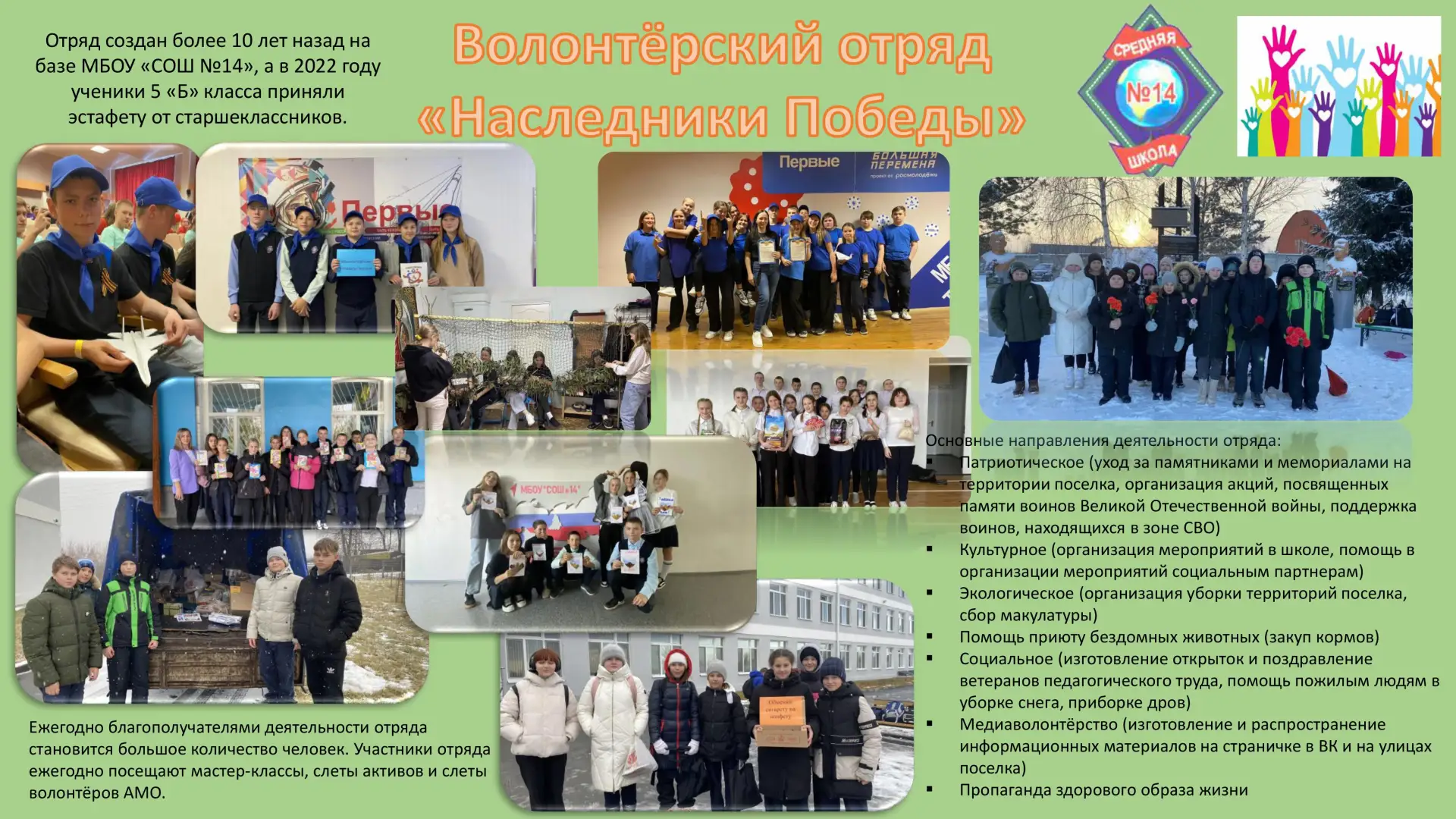 "Наследники Победы" руководитель Фаткиева Е.А.