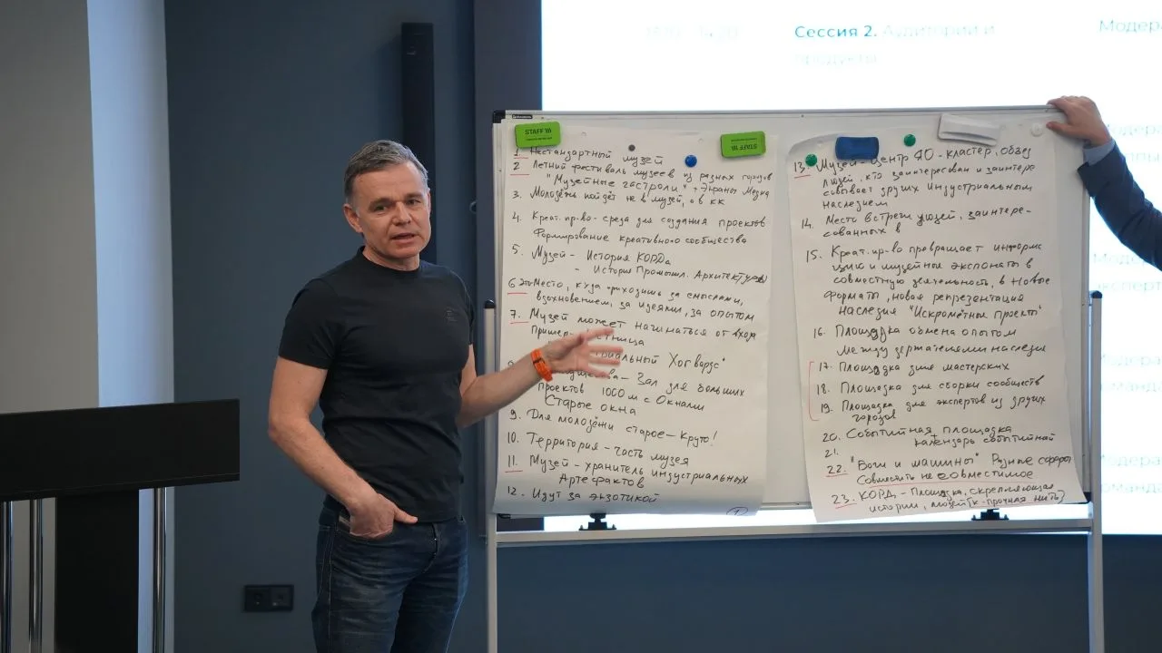 📸 Фотозарисовки со стратегической сессии по разработке концепции Музея индустриальной ...