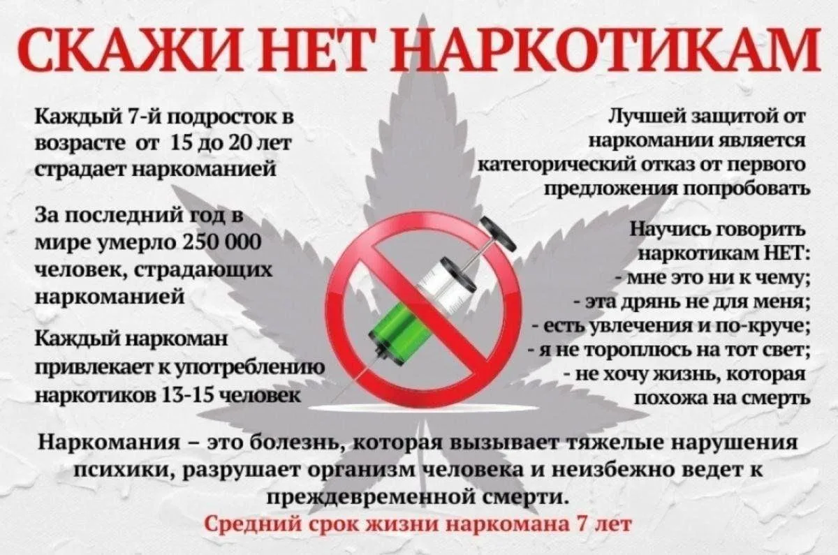 🚫🧪🍷 Алкоголь, наркотики и психотропные вещества — это не решение проблем, а путь к их усугублению