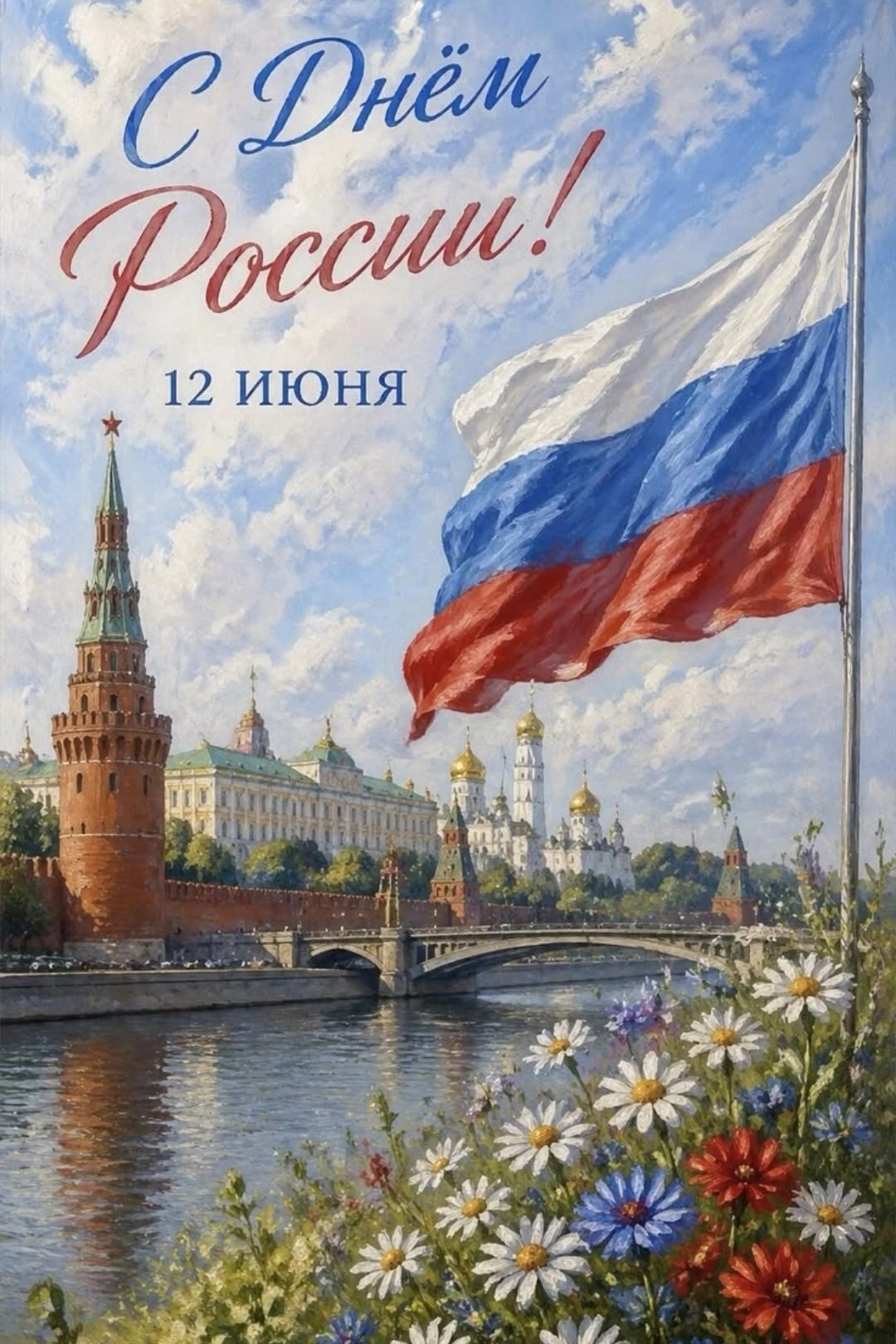 Сегодня главный праздник нашей страны.Желаем мира, добра и благополучия. С Днём России! 🇷🇺